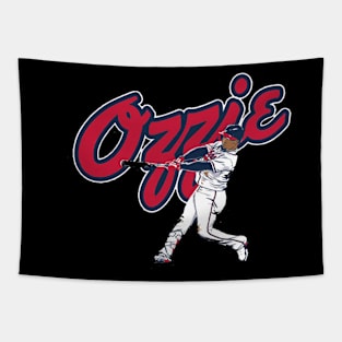 Ozzie Albies Slugger Swing Tapestry