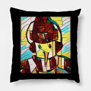 Punpun Stained Glass Pillow