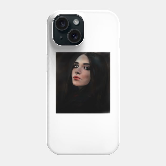 Android Face Girl. Phone Case by grantwilson