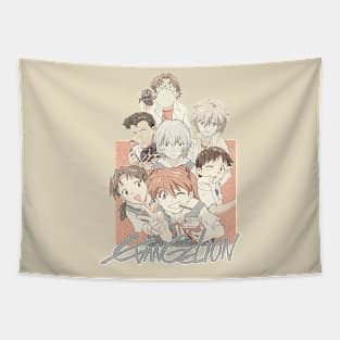 Evangelion Old School Tapestry