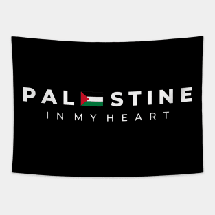 Palestine In My Heart Tapestry