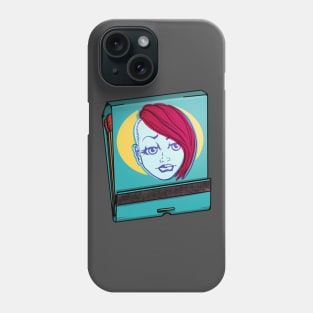 Scene Girl (blue) Phone Case