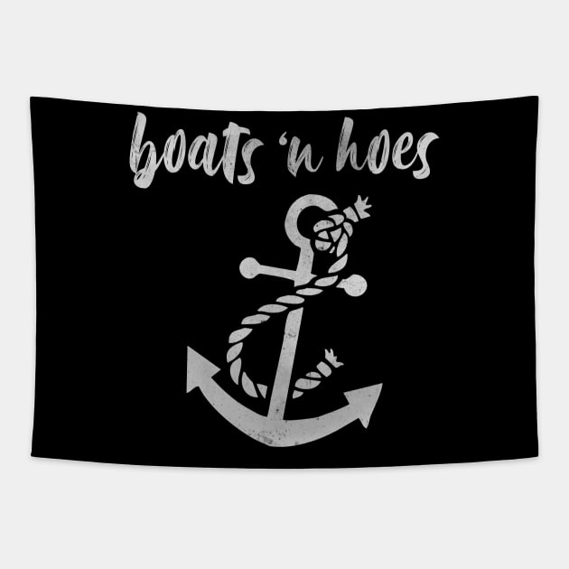 Boats 'N Hoes Prestige Worldwide Funny Tapestry by charlescheshire