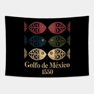 Gulf-Of-Mexico "Golfo de Mexico" Tapestry
