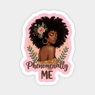 Phenomenally Me, Beautiful Black Woman Magnet