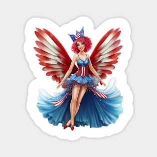 4th of July Fairy #5 Magnet