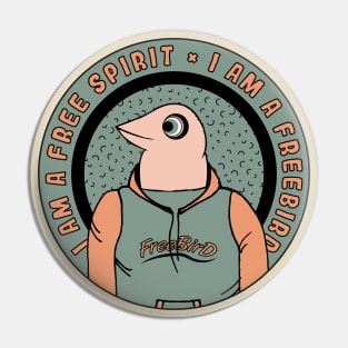 Free Bird Pin