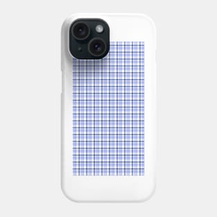 Pale Blue Tartan Phone Case