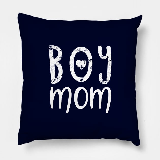 Boy mom Pillow by hoopoe