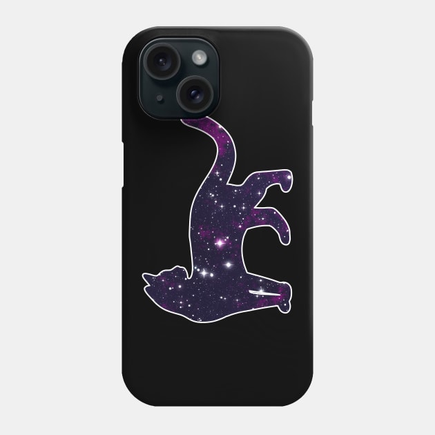 Galaxy Cat Phone Case by Kelly Louise Art