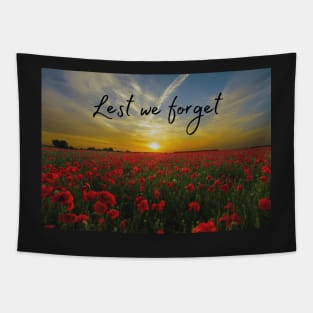 ANZAC Day Field Poppies Tapestry