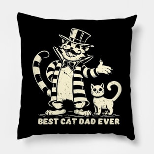 Best Cat Dad Ever Pillow