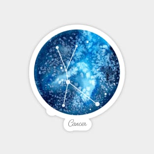 Cancer Constellation | Star Sign | Watercolor Magnet