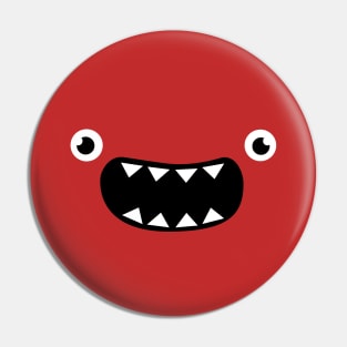 Funny Monster Face Pin