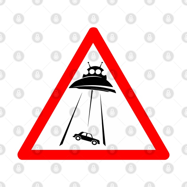 Alien Abduction Sign by TenomonMalke