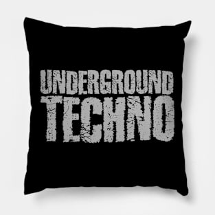 Underground Techno Pillow