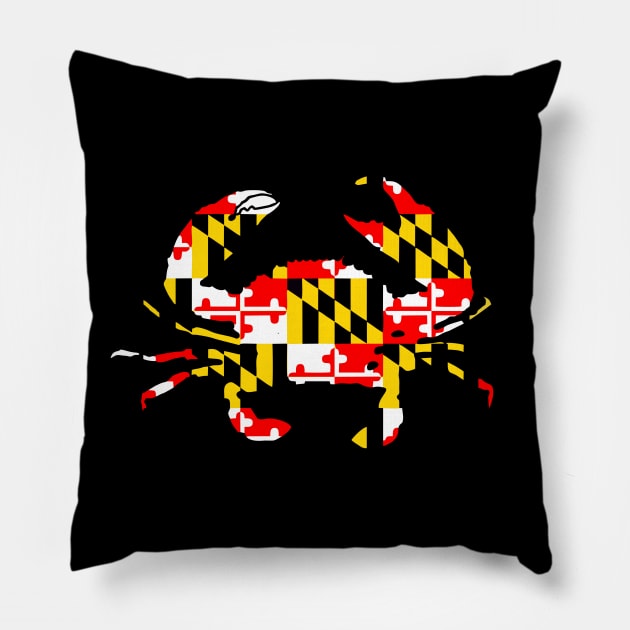 Maryland Crab - Maryland State Pillow by Lilian's