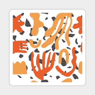 Sweet Abstract Autumn Magnet