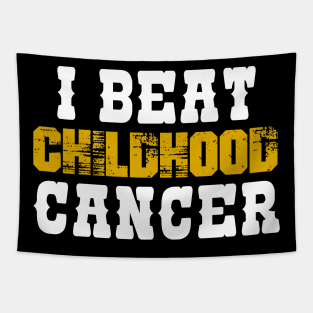I Beat Childhood Cancer Tapestry
