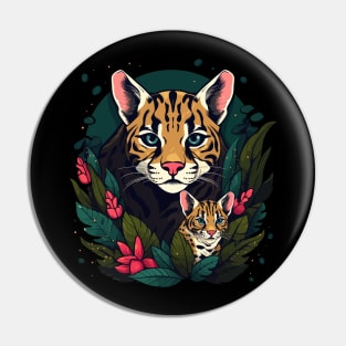 Ocelot Fathers Day Pin