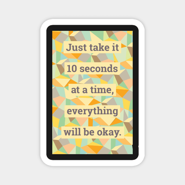 10 Seconds Magnet by Lavenderbuttons