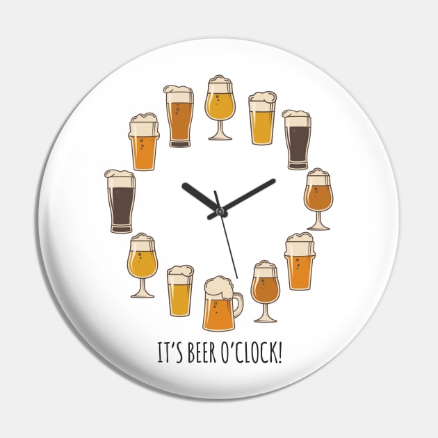 It's Beer O'clock! Pin by Printadorable