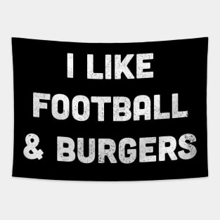 Football & Burgers Tapestry