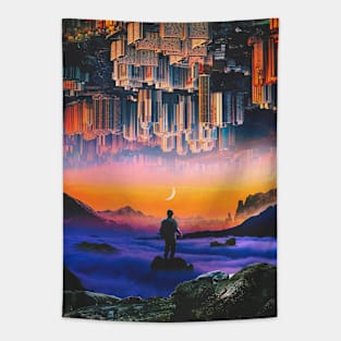 Everything Is Upside Down Tapestry