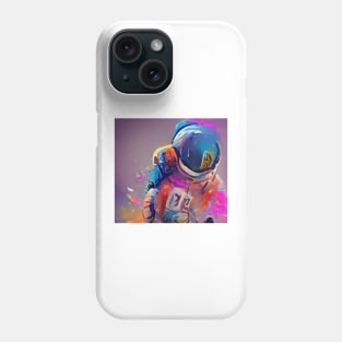 Colorful Vivid Astronaut Phone Case