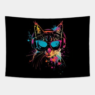 Cat DJ Odyssey Tapestry