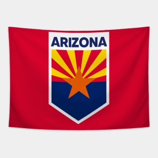 Arizona State Flag Emblem Tapestry