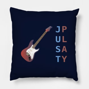 Just Play the Electric Guitar Pillow