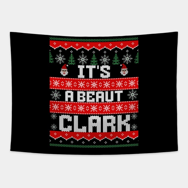 It's a Beaut Clark - Merry Christmas Tapestry by Bellinna