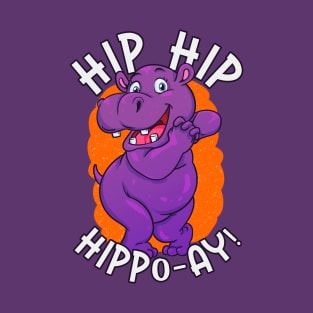 Purple Hippopotamus T-Shirt