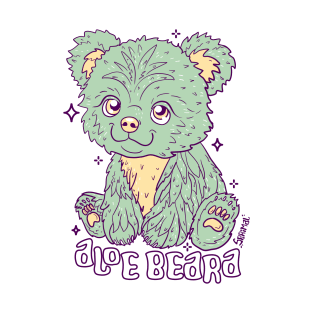 Aloe Beara - Whimsical Aloe Vera Bear Illustration T-Shirt