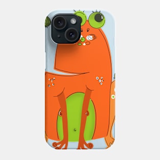 Lazy frog Phone Case