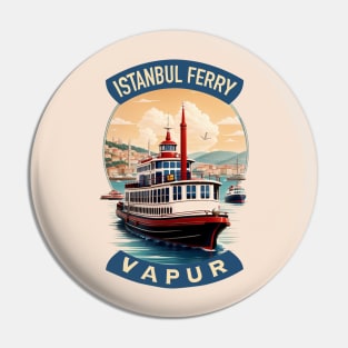 Istanbul ferry turkey Pin