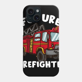 Kids Future Firefighter I Fireman Outfit Boys design Phone Case