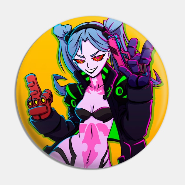 Rebecca - Cyberpunk Edgerunners Pin by NeM.DG