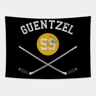 Jake Guentzel Pittsburgh Sticks Tapestry