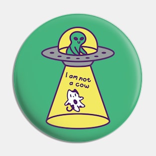 Cat Abduction By Alien Pin