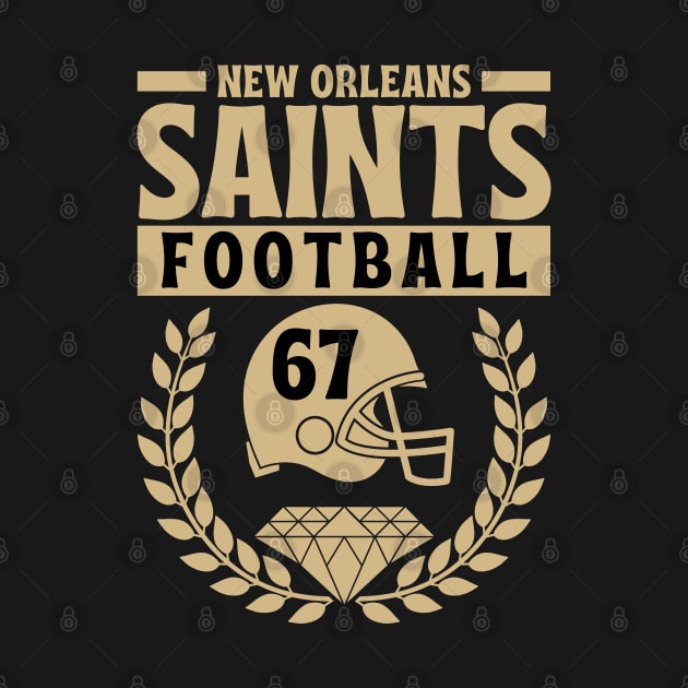 New Orleans Saints 1967 American Football by Astronaut.co