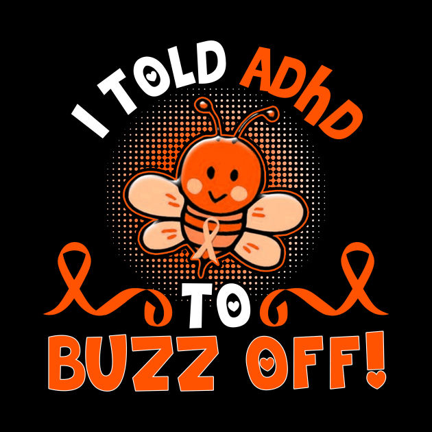 funny ADHD bee warrior by TeesCircle