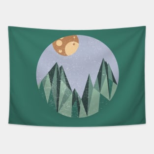 Abstract mountain Tapestry