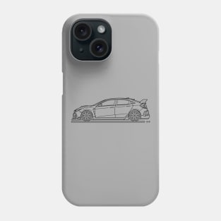 Type R 2018 B Lineart Phone Case