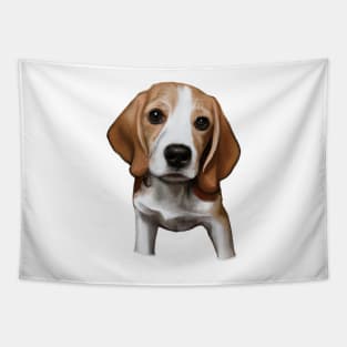 Cute Beagle Drawing Tapestry