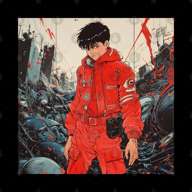 Akira Unleashed: Cyberpunk Masterpiece, Psychic Power Saga, and Fan Art Fusion by insaneLEDP