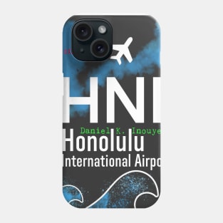 HNL Honolulu airport tag Phone Case