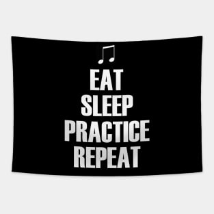 Eat Sleep Practice Repeat Tapestry