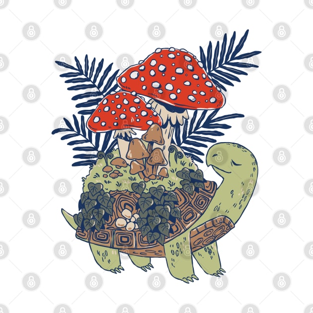 Mushroom Turtle by MichelleScribbles